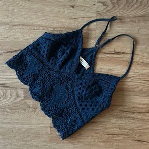 Lace crop top